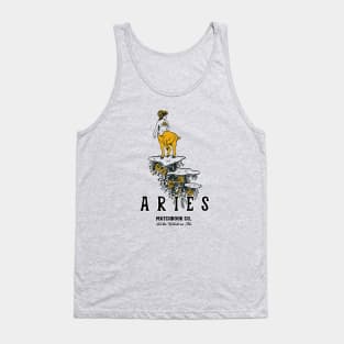 "Aries Matchbook Co: Set The World On Fire" Cool Zodiac Art Tank Top